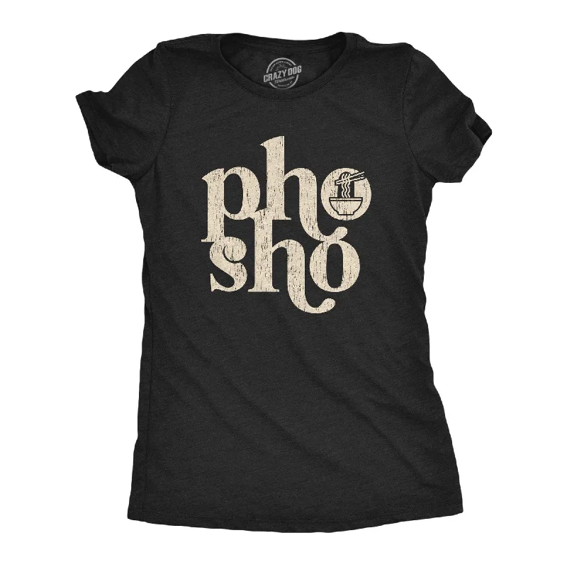 trendy gathered sleeve top for ladies -Pho Sho Women's T Shirt