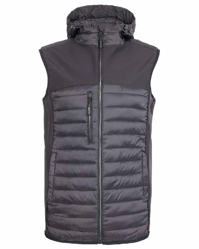 stylish knit jacket for women -TuffStuff Howden Hooded Bodywarmer