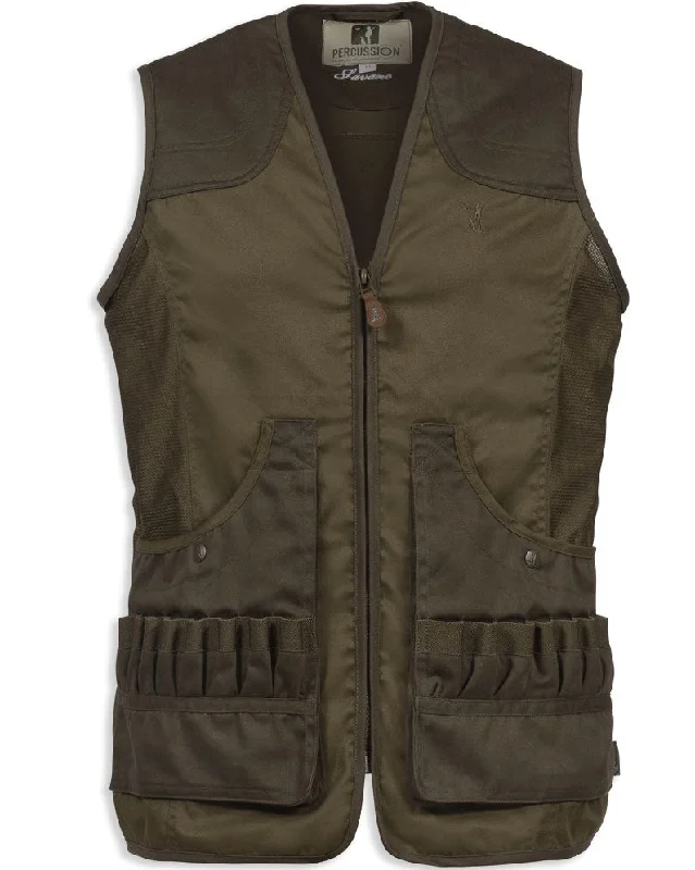 casual coats for women -Percussion Savane Hunting Vest