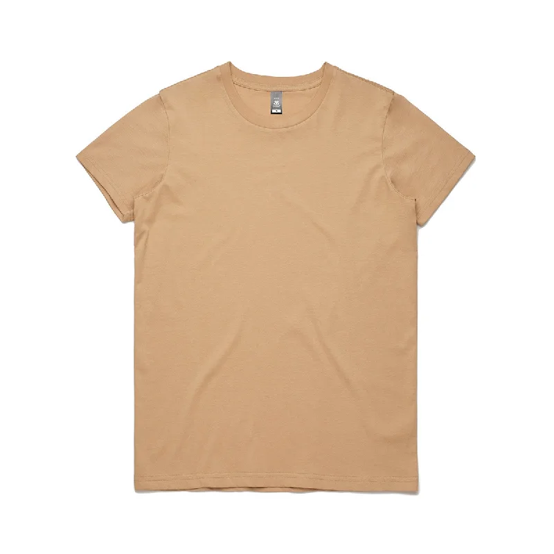 ladies' ruched front blouse -AS Colour Women's Tan Maple Tee