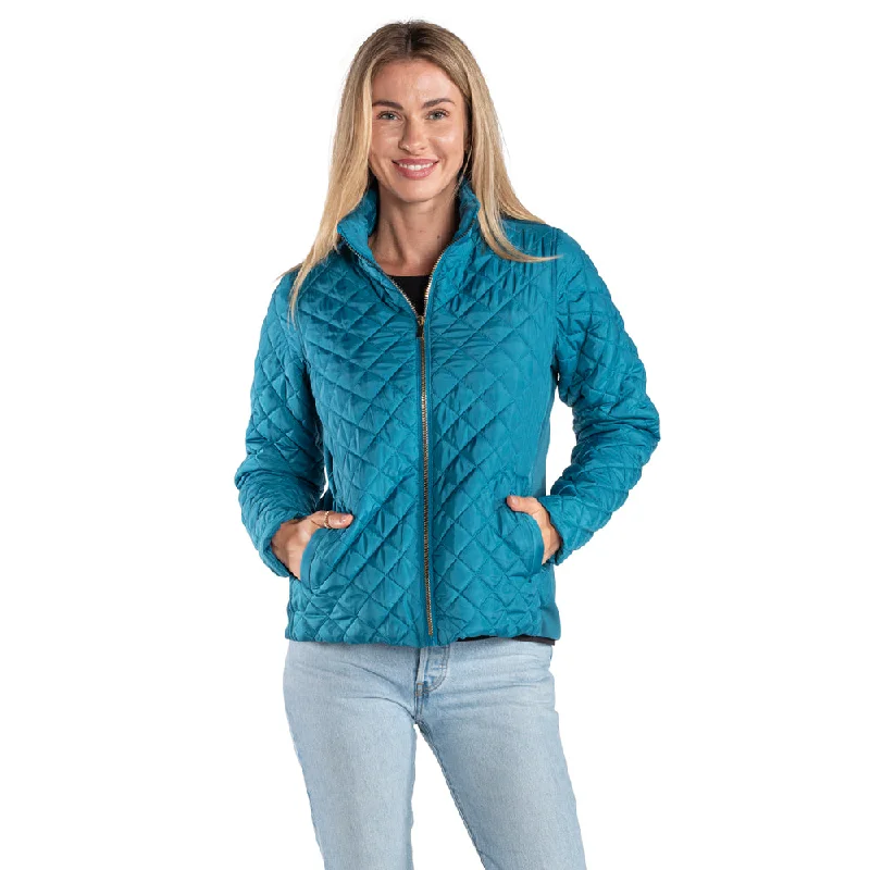 classic trench raincoat for women -Everyday Quilted Puffer Jacket