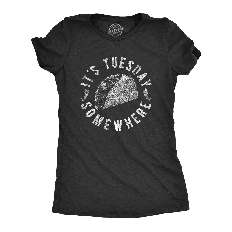 fitted ribbed blouse for women -It's Tuesday Somewhere Women's T Shirt