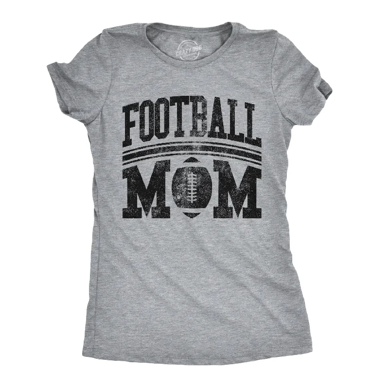 relaxed-fit tunic tee for women -Football Mom Women's T Shirt