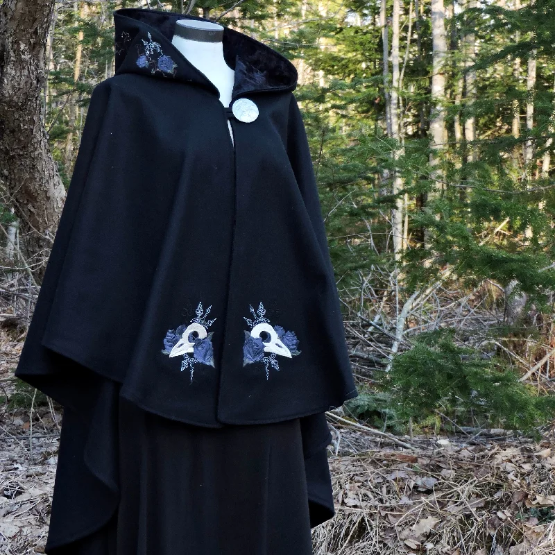 luxury designer winter coat for women -Plague Doctor