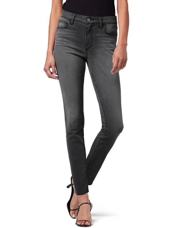 ladies' ankle-length skinny jeans -Womens Curvy Ankle Skinny Jeans