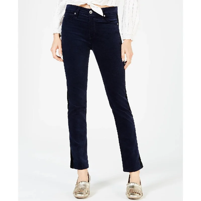 stretch slim fit jeans for women -AG Jeans Women's Mari Tuxedo Stripe Pants Dark Blue Size 26AV/MD/RG - 26