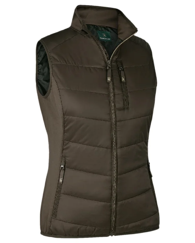 lightweight quilted jacket for women -Deerhunter Lady Heat Padded Waistcoat