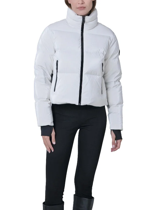 winter parka for women -Womens Insulated Water Resistant Puffer Jacket