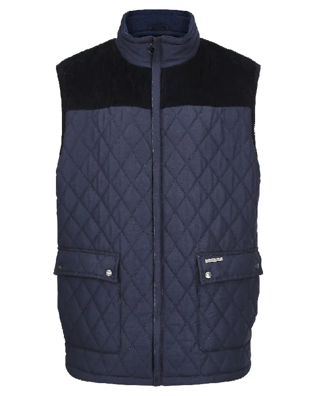 women's double-breasted coat -Champion Arundel Diamond Quilted Bodywarmer