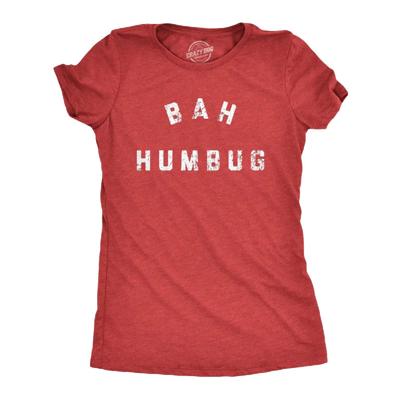 chic asymmetrical top for women -Bah Humbug Women's T Shirt