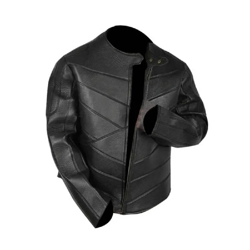 stylish knit jacket for women -Idris Elba Hobbs And Shaw Leather Jacket