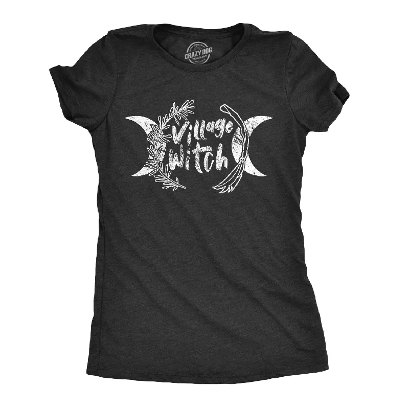 ladies' casual tunic top -Village Witch Women's T Shirt