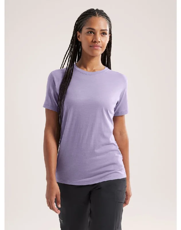 women's classic polo shirt -Lana Merino Wool Crew SS Women's