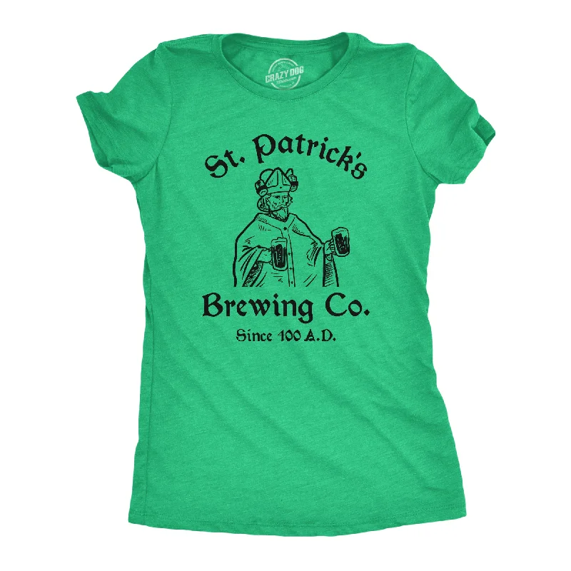 oversized cotton tee for women -St Patricks Brewing Co Women's T Shirt