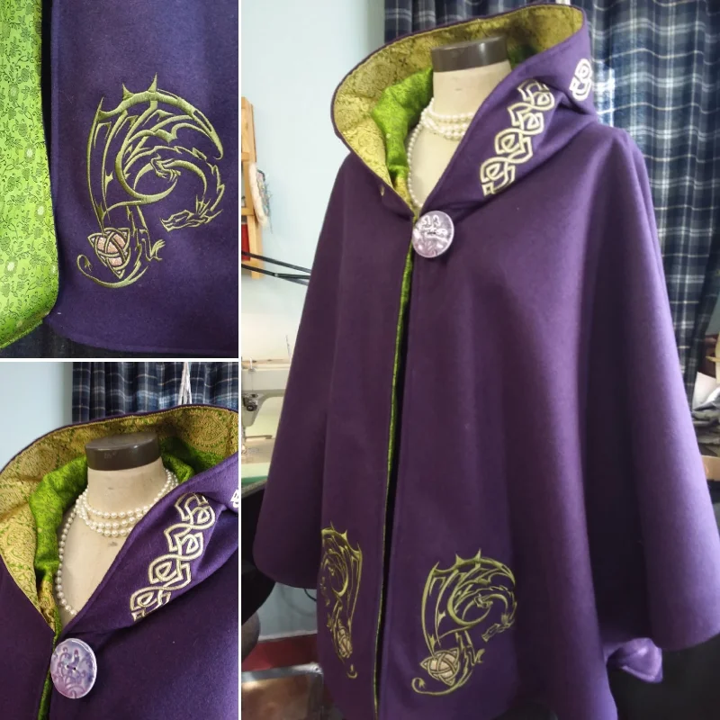 versatile casual coat for women -Here There Be Dragons