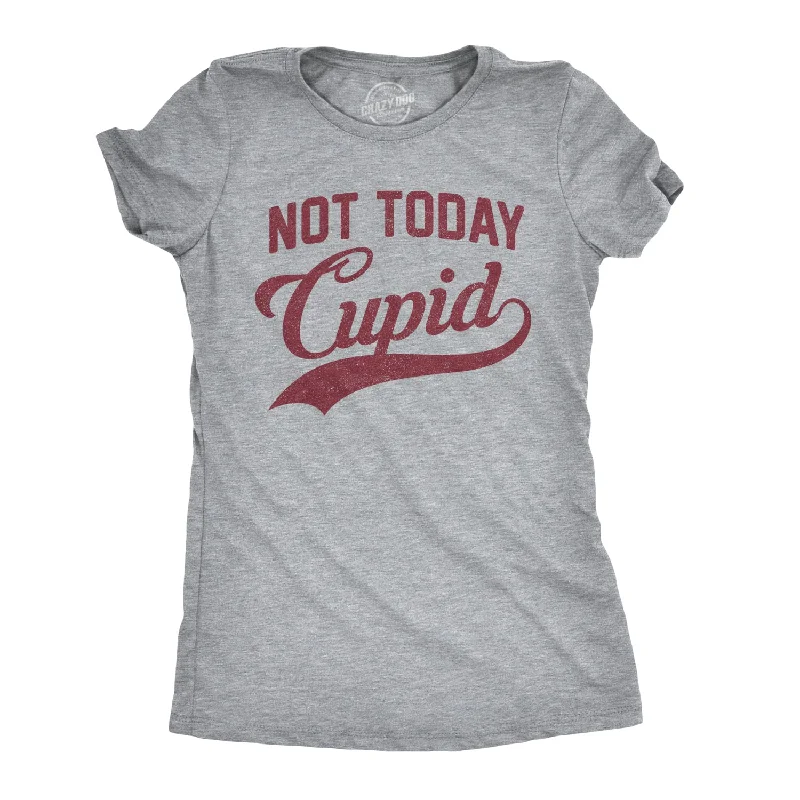 elegant long tunic top for women -Not Today Cupid Women's T Shirt