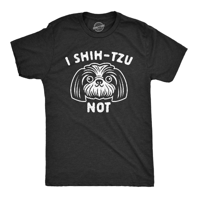 trendy puff sleeve crop top for ladies -I Shih-Tzu Not Women's T Shirt