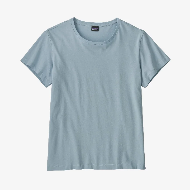 fashionable split hem blouse for women -Women's Regenerative Organic Certified™ Cotton Tee