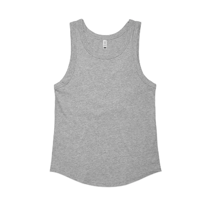 classic collared shirt for ladies -AS Colour Women's Grey Marle Sunday Singlet