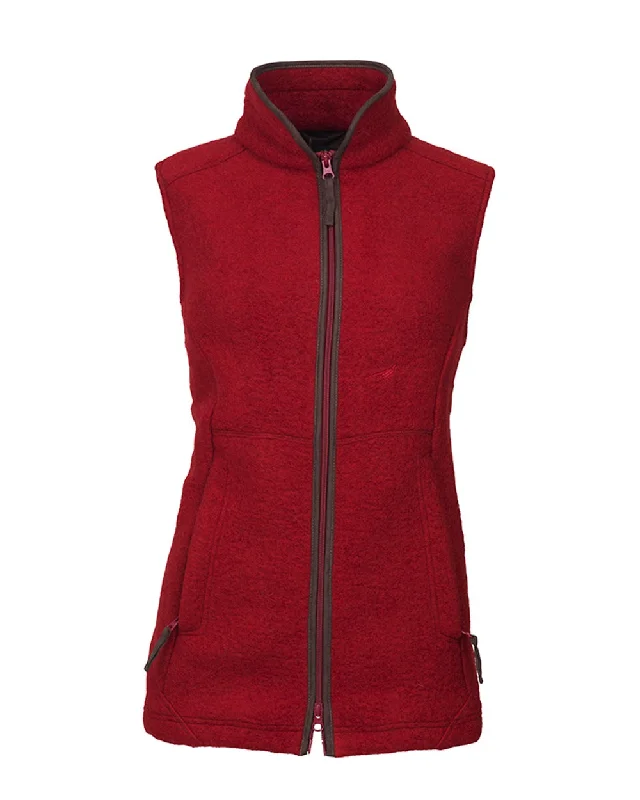 women's asymmetrical zip jacket -Laksen Pentland Ladies Fleece Vest