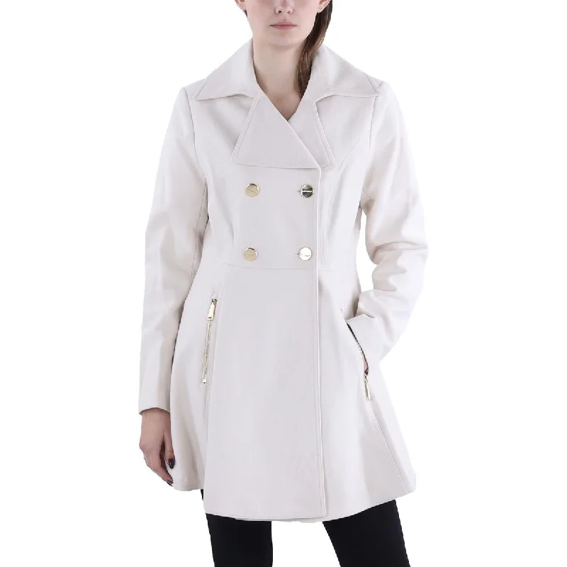 ladies' lightweight anorak coat -Womens Wool Blend Long Wool Coat