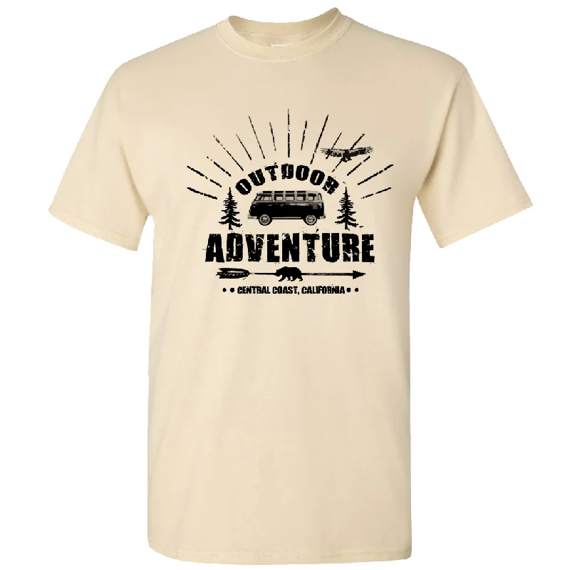 ladies' ruched front blouse -California Outdoor Adventure Asst Colors T-shirt/tee