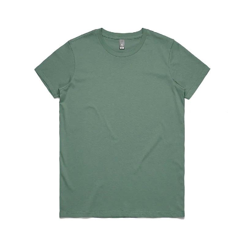 women's silky satin blouse -AS Colour Women's Sage Maple Tee