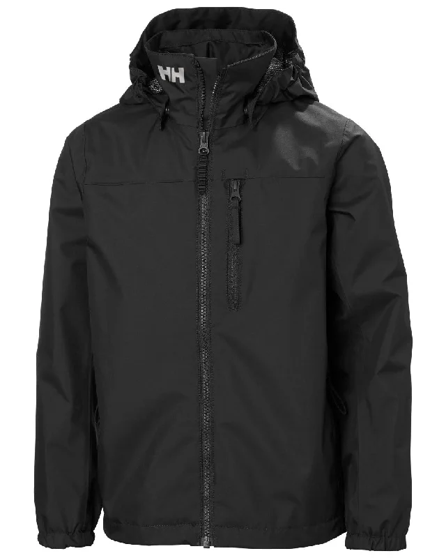 ladies' quilted coat -Helly Hansen Childrens Crew Hooded Jacket