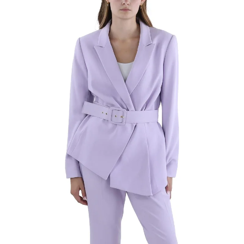 women's relaxed boyfriend blazer -Tahari ASL Womens Pleated  One-Button Blazer