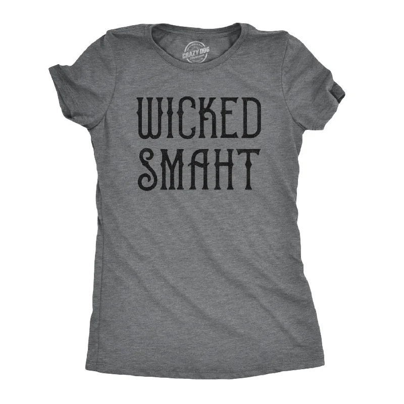 women's embroidered boho blouse -Wicked Smaht Women's T Shirt