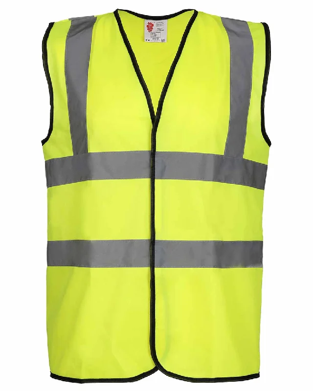 ladies' long hooded winter coat -Fort Hi-Vis Vest