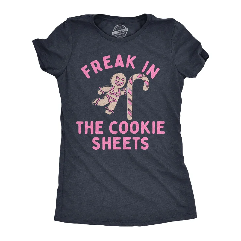 cute button-front blouse for women -Freak In The Cookie Sheets Women's T Shirt