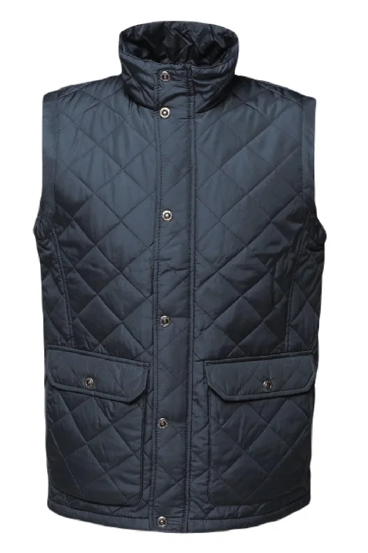 ladies' long hooded winter coat -Regatta Tyler Diamond Quilt Bodywarmer