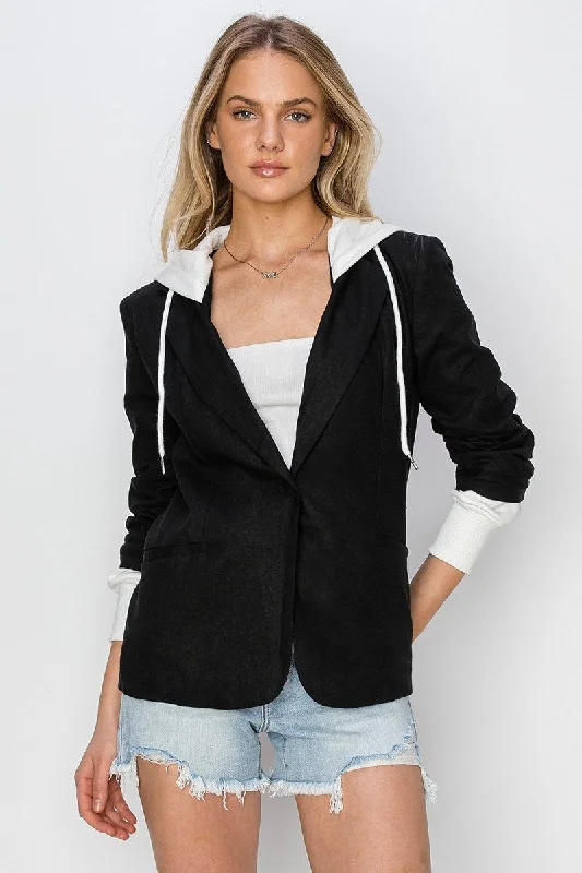 women's slim fit blazer -Rev it Up Jacket