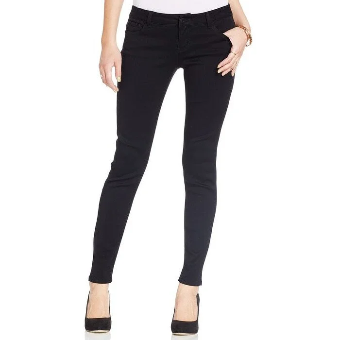 high-rise paperbag jeans for women -Celebrity Pink Juniors' Super-Soft Walker Skinny Jeans Black Size 15