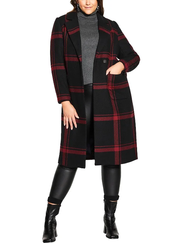 women's belted trench coat -Womens Belted Heavy Long Coat