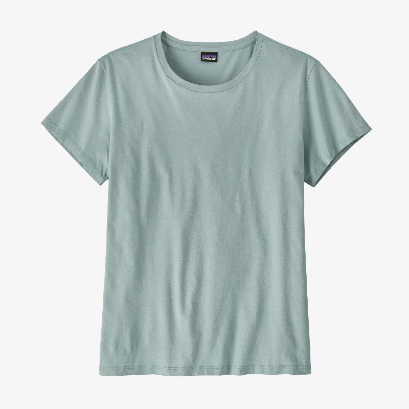 trendy puff sleeve blouse for women -Women's Regenerative Organic Certified® Cotton Tee