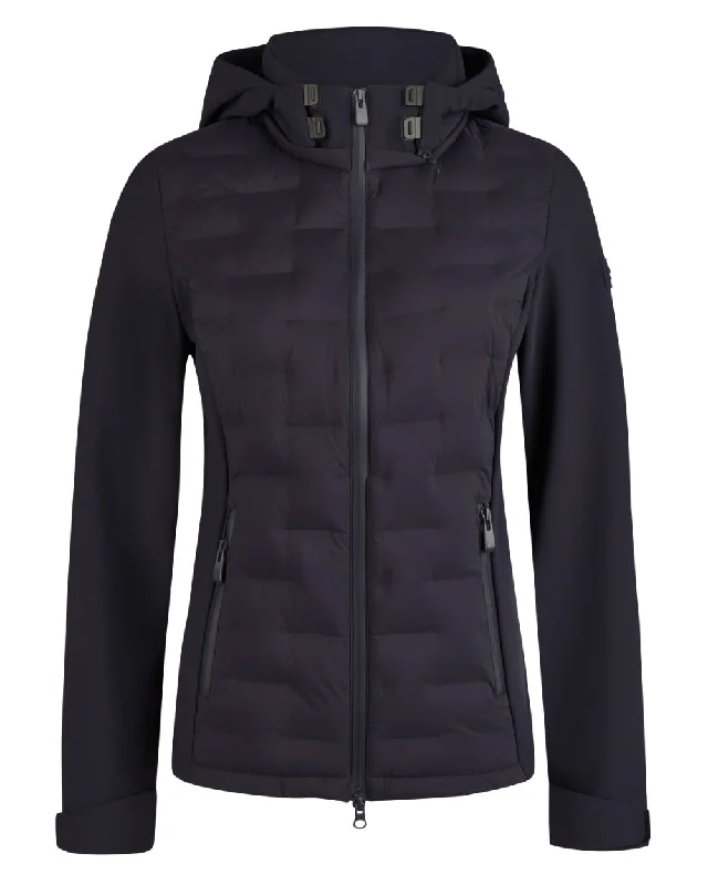 warm padded coat for women -Pikeur Hybrid Jacket