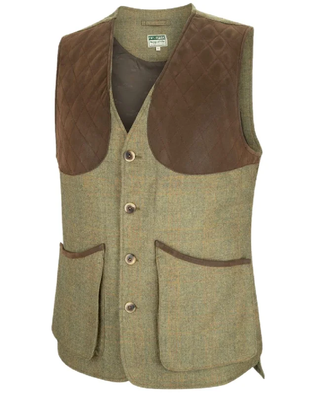 women's outdoor fleece jacket -Hoggs of Fife Kinloch Technical Tweed Field Waistcoat