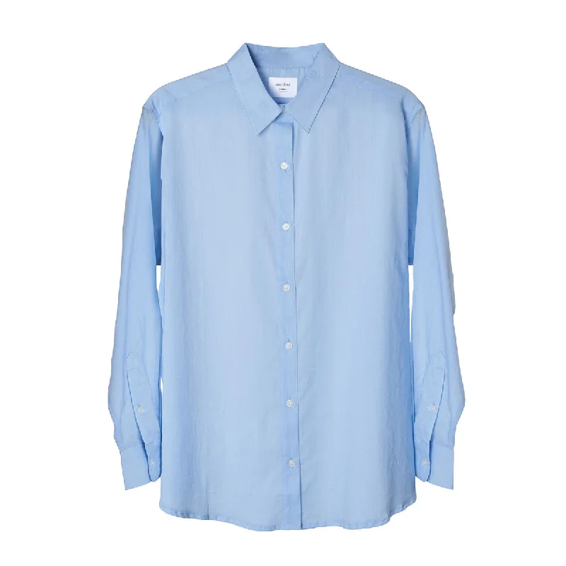 lightweight crinkle blouse for women -AS Colour Women's Sky Blue SOHO Oversized Shirt