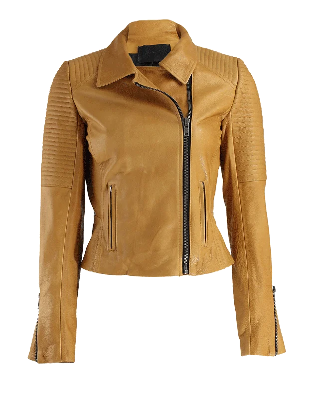 women's cropped bomber jacket -Margaux Zip Jacket