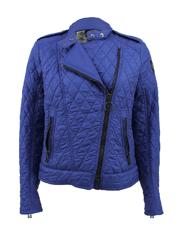 ladies' quilted coat -Asymmetrical Quilt Longston Jacket