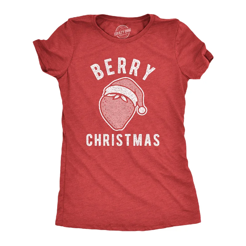 cute button-front blouse for women -Berry Christmas Women's T Shirt