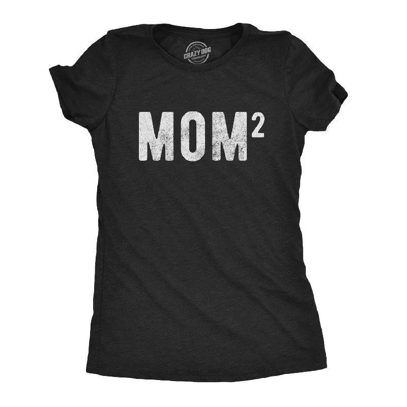 relaxed-fit tunic tee for women -Mom Of Two Women's T Shirt