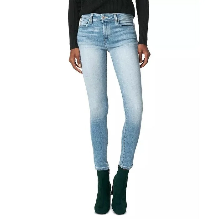 ripped vintage denim for ladies -Joe's Jeans Women's The Icon Ankle Skinny Jeans Blue Size 30