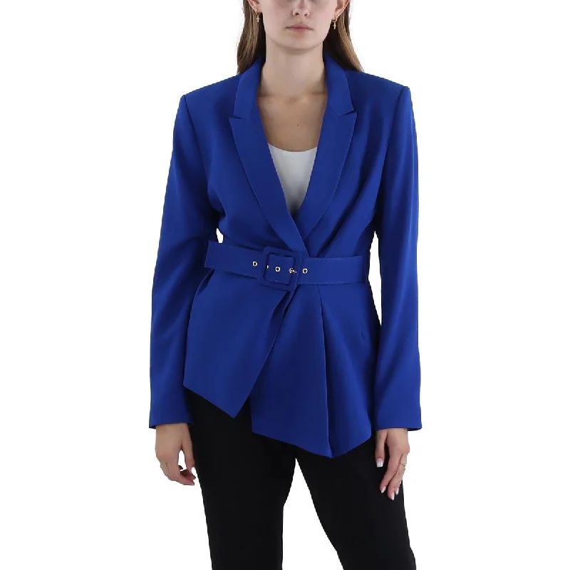 classic camel coat for ladies -Tahari ASL Womens Long Sleeve Business Suit Jacket