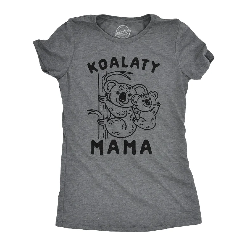 ladies' short sleeve wrap blouse -Koalaty Mama Women's T Shirt