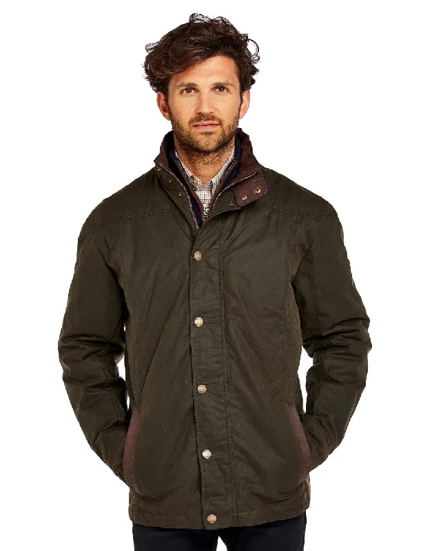 women's double-breasted coat -Dubarry Carrickfergus Waxed Jacket