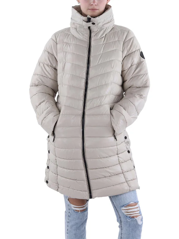 women's winter coat -Womens Quilted Lightweight Puffer Jacket