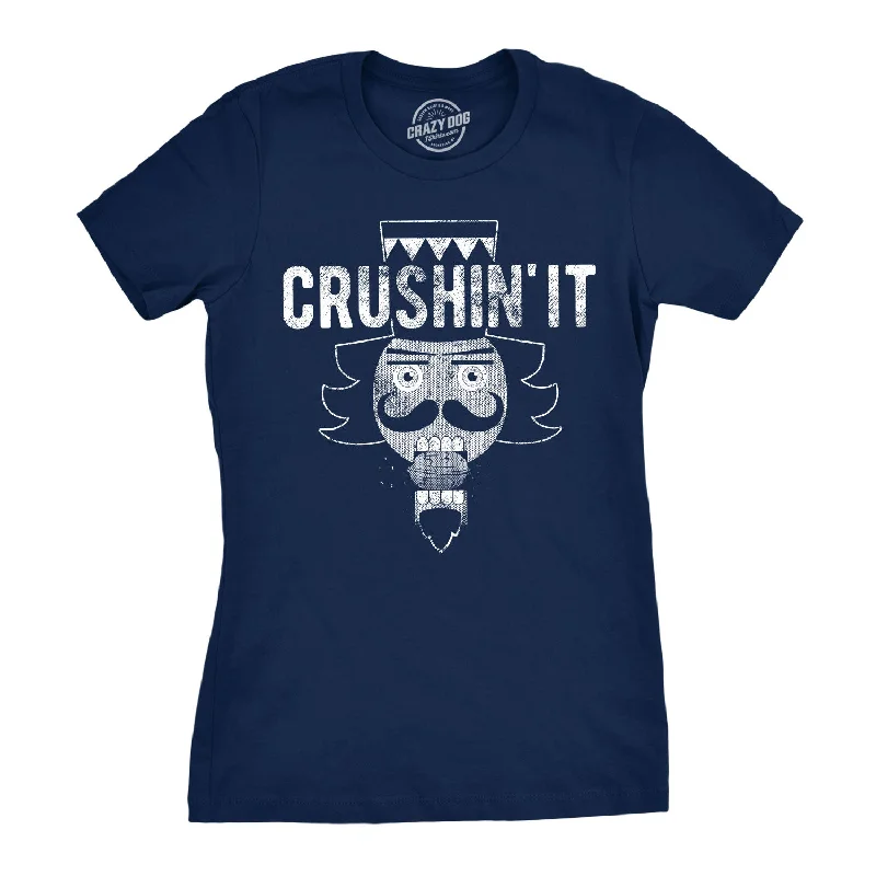 casual relaxed-fit blouse for women -Crushin' It Women's T Shirt